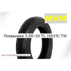 Покрышка 3.00-10 TL (6019) "Mototech"   